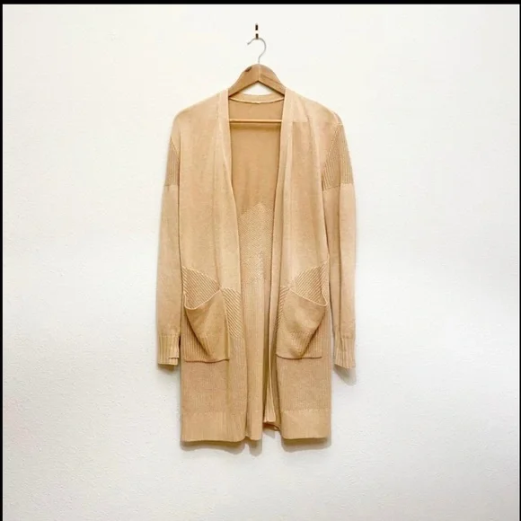 Lululemon sincerely yours wrap sweater cardigan size small cashmere - Picture 4 of 8